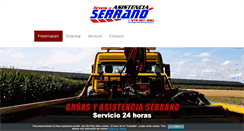 Desktop Screenshot of gruasserrano.com