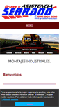 Mobile Screenshot of gruasserrano.com